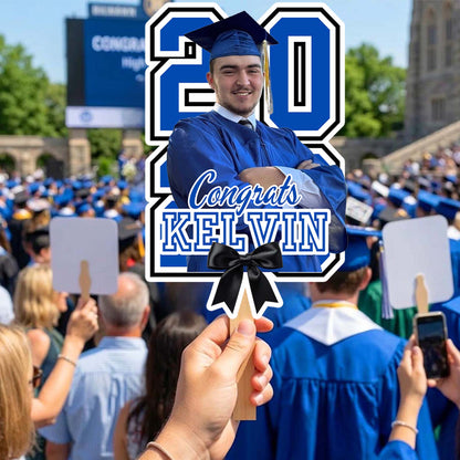 Personalized Graduation Fans | Custom Photo Fans | Handheld Fan | Custom Grad Party Paddle | Class of 2026 684594