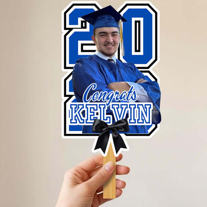 Personalized Graduation Fans | Custom Photo Fans | Handheld Fan | Custom Grad Party Paddle | Class of 2026 684594