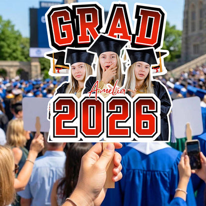 Personalized Graduation Fans | Custom Photo Grad 2026 Handheld Fan | Class of 2026 Party Fan Decor 684595