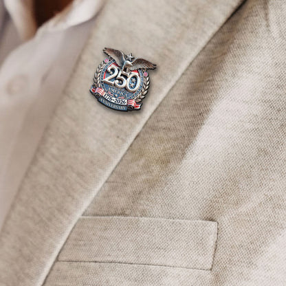 USA 250 Years Anniversary Lapel Pin, Pack of 10 Patriotic Freedom Eagle 1776–2026 Pin 684624