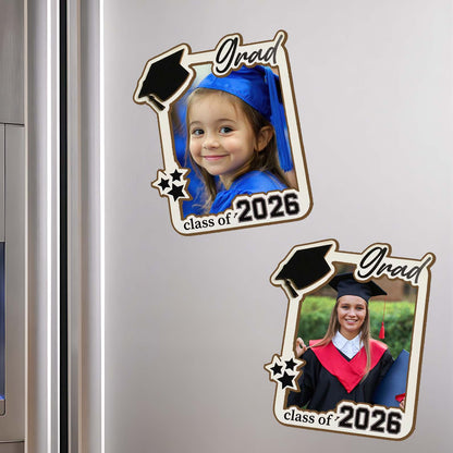 Class of 2026 Graduation Photo Magnet | Custom Photo Picture Frame | Senior Graduation Gift 684685