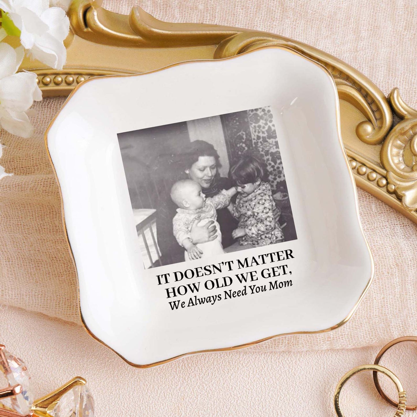 Like Mother Like Daughter Jewelry Dish | Personalized Trinket Tray | Custom Photo Jewelry Tray | Mother's Day Gift 684757