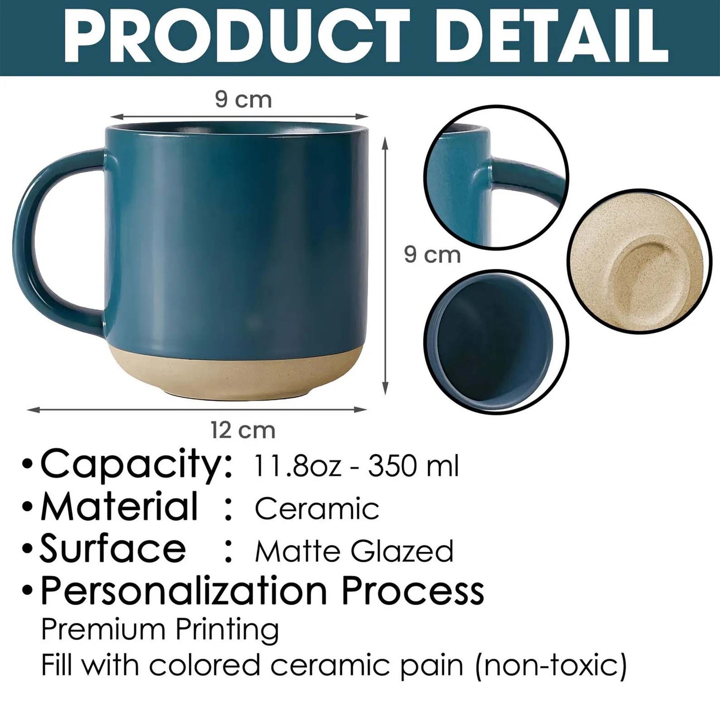 Pregnancy Announcement Mug, Personalized Pottery Mug, New Parents Gift, Mother's Day Gift 684879