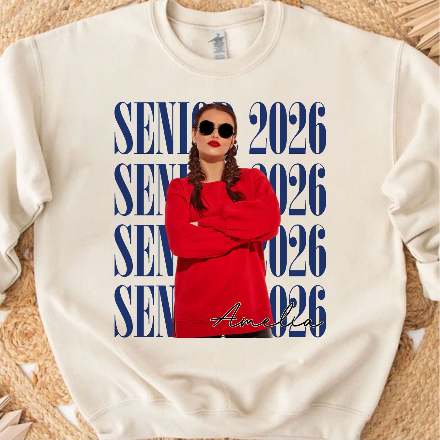 Custom Photo Senior 2026 Bright Shirt | Personalized Vintage Photo And Year Senior Shirt | Graduation Gift 684903