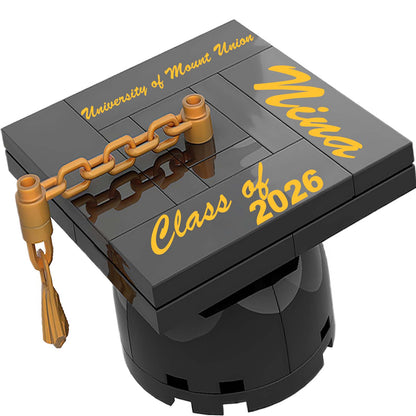 Graduation Cap LEGO Kit Class of 2026, Personalized Lego, Unique Graduation Gift Idea 685012
