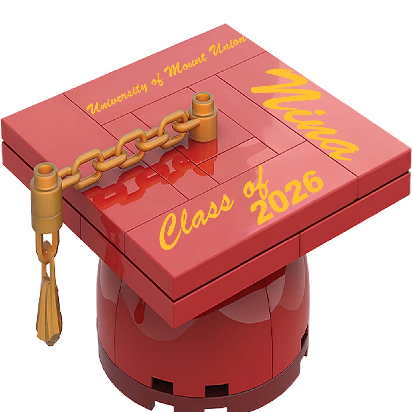 Graduation Cap LEGO Kit Class of 2026, Personalized Lego, Unique Graduation Gift Idea 685012