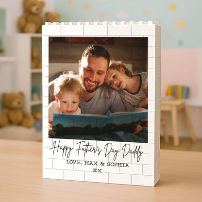 Custom Photo Building Brick Blocks, Personalized Father's Day Gift, Unique Gift For Dad 685085