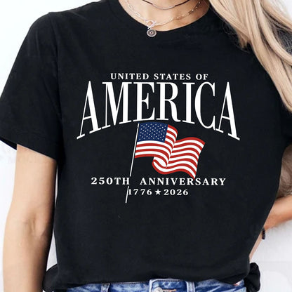 USA 250th Anniversary Shirt, Vintage America's Semiquincentennial Tee, Patriotic 4th Of July Gift 685202