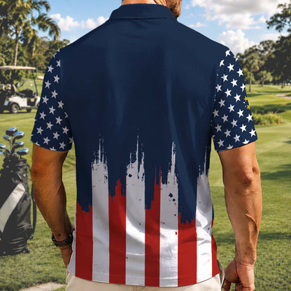 250 Years 1776–2026 USA Polo Shirt, Patriotic Eagle Golf Polo, American Flag 4th of July AOP Polo Shirt 685262