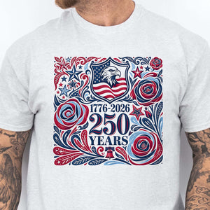 USA 250th Anniversary Bright Shirt, Vintage Independence Day Tee, Patriotic 4th Of July Gift 685336