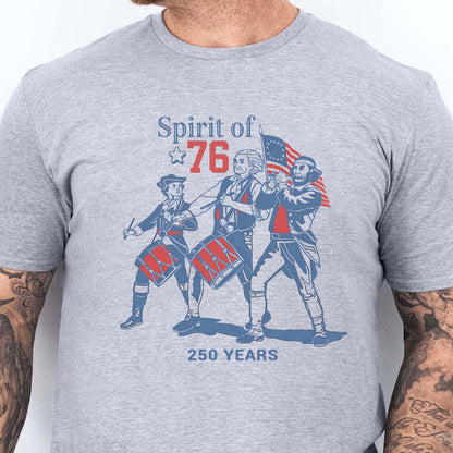 USA 250th Anniversary Shirt, Patriotic Spirit Of 76 Independence Day Tee, 4th Of July Gift 685338