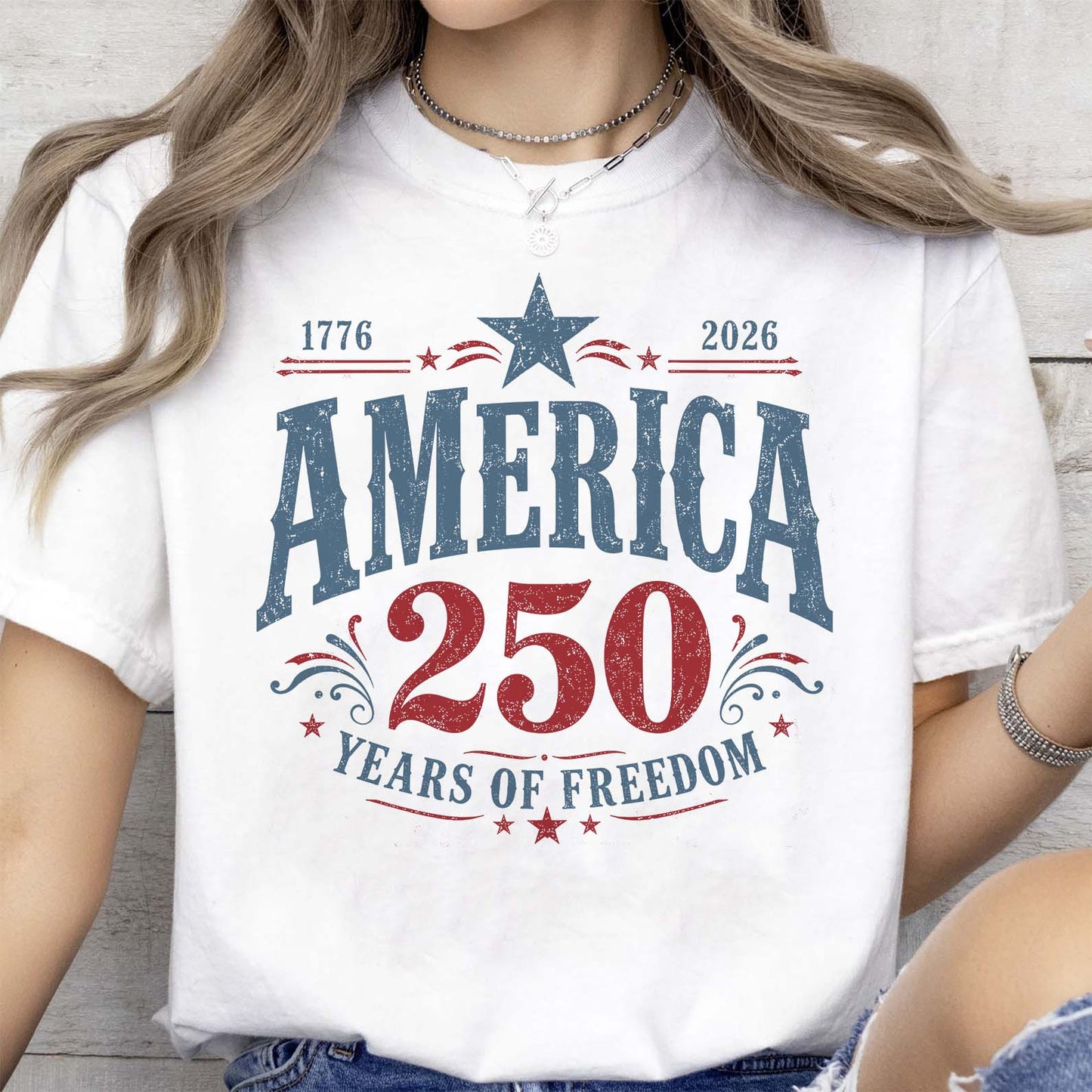 USA 250 Years Of Freedom Bright Shirt, Retro 250th Anniversary Tee, Patriotic 4th Of July Gift 685436