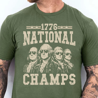 1776 National Champions Dark Shirt, Funny 250th Anniversary Tee, Patriotic Independence Day Gift 685428