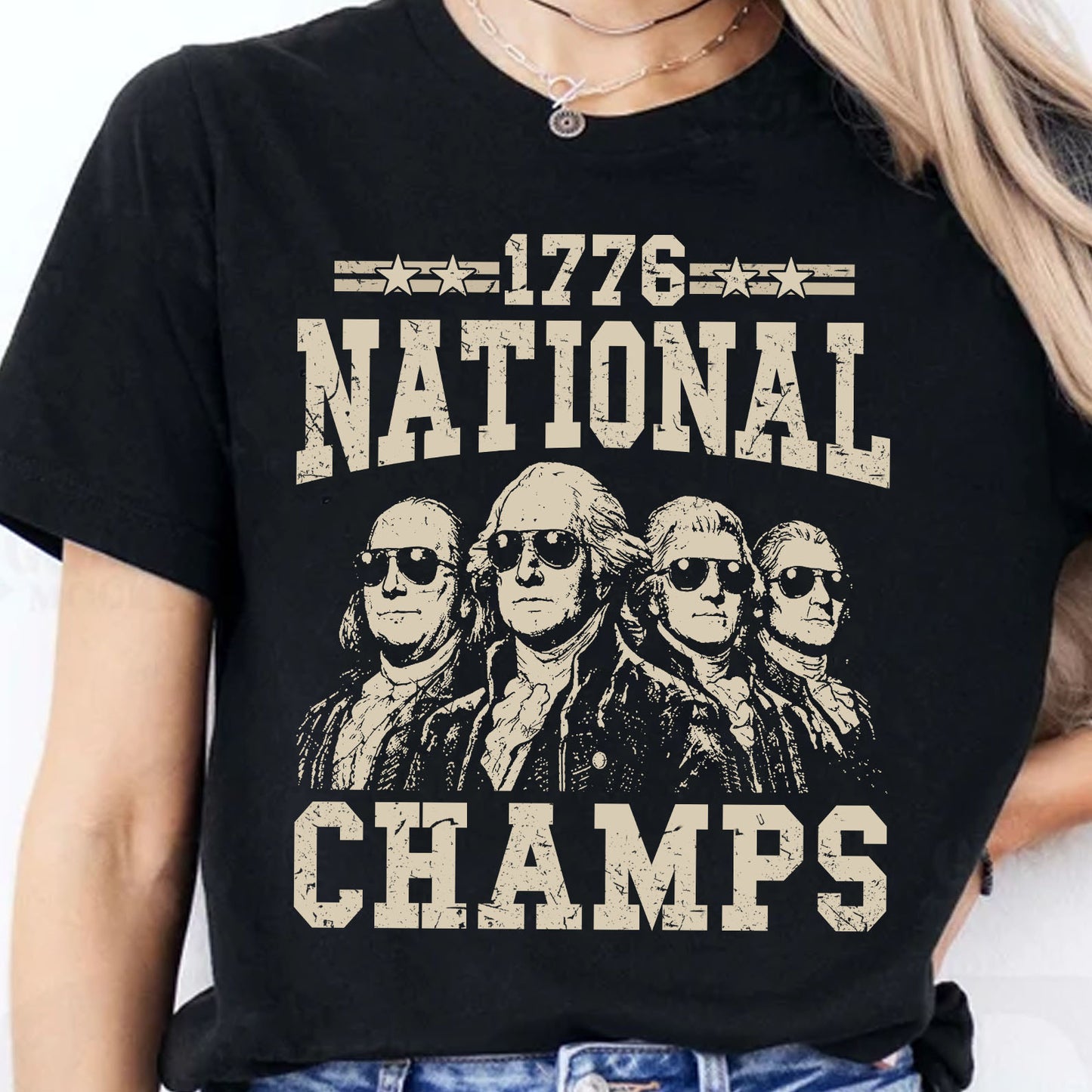 1776 National Champions Dark Shirt, Funny 250th Anniversary Tee, Patriotic Independence Day Gift 685428