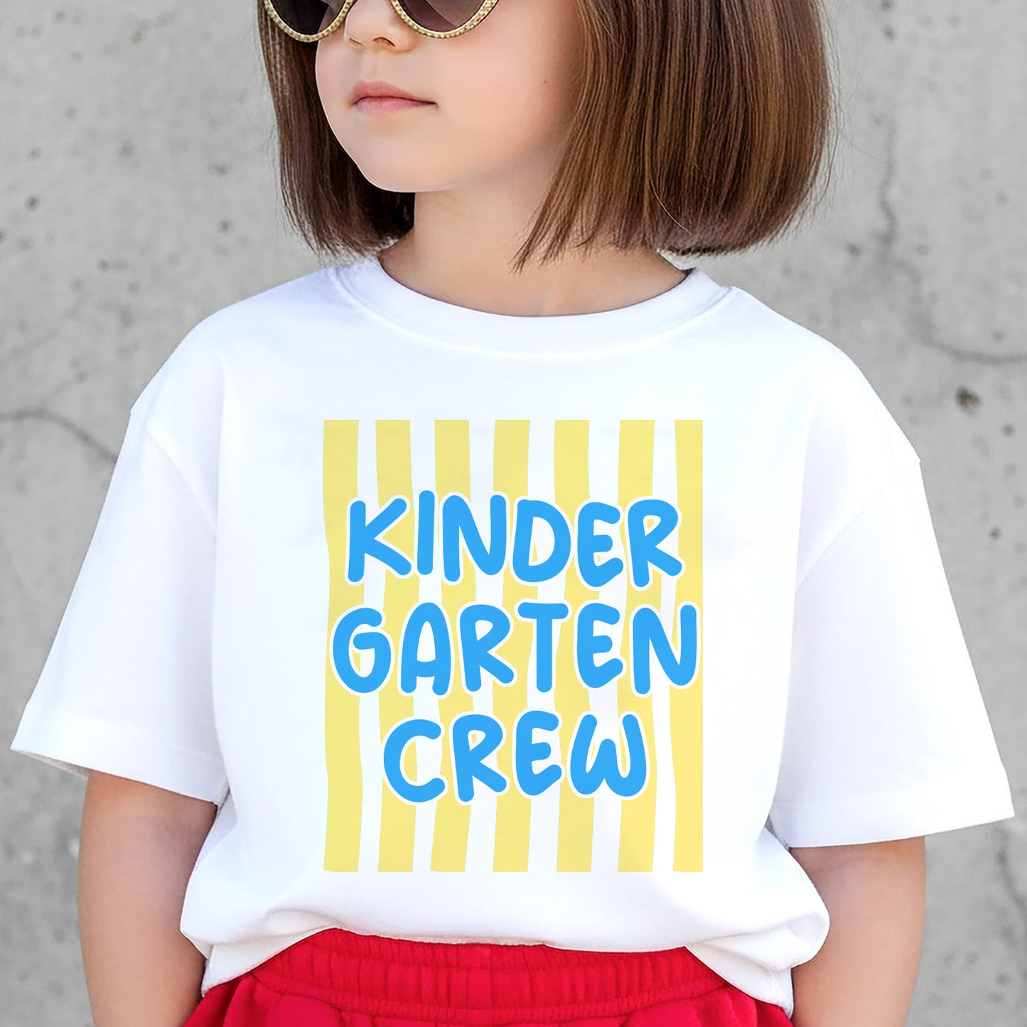 Personalized Kindergarten Crew Kids Shirt, Kindergarten Team Shirt, Back To School Tee 685461