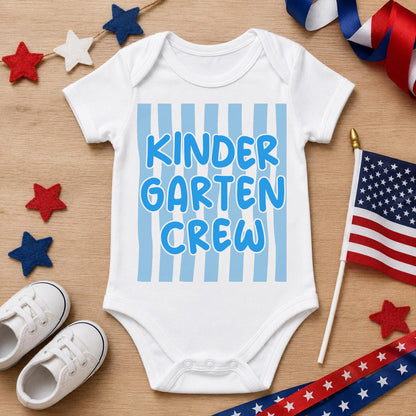Personalized Kindergarten Crew Kids Shirt, Kindergarten Team Shirt, Back To School Tee 685461