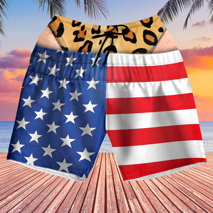 Custom Funny Men’s Swim Trunks, Personalized Beach Shorts, Funny Gift For Husband Dad Grandpa 685836