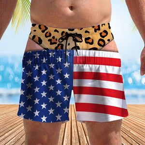 Custom Funny Men’s Swim Trunks, Personalized Beach Shorts, Funny Gift For Husband Dad Grandpa 685836