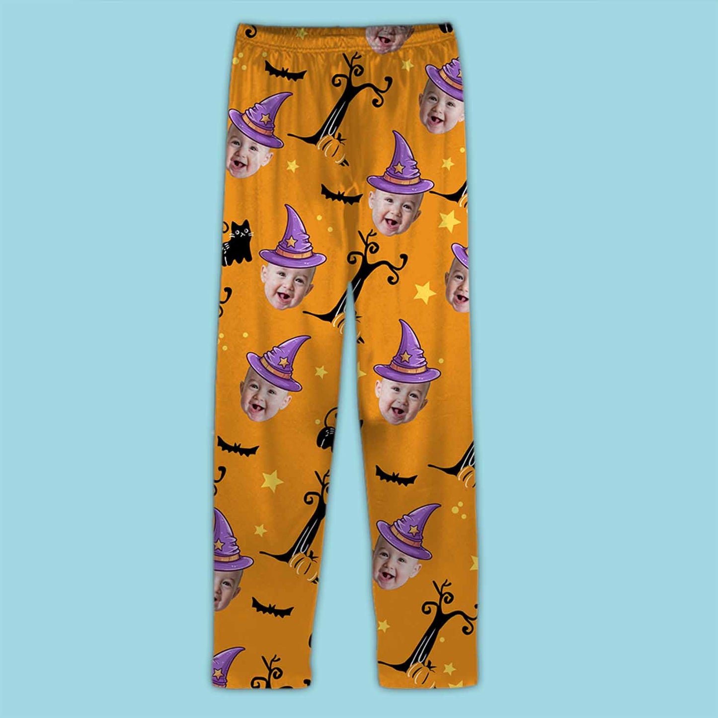 Personalized Baby Halloween Pajamas, Custom Face Photo Pajamas, Spooky Halloween Gift 685994
