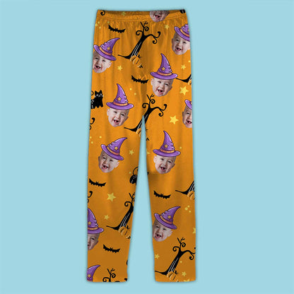 Personalized Baby Halloween Pajamas, Custom Face Photo Pajamas, Spooky Halloween Gift 685994