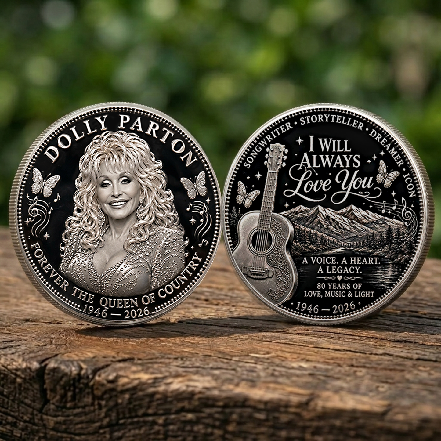 Dolly Parton Memorial Commemorative Coin, I Will Always Love You Legacy Coin, Country Music Tribute 686124