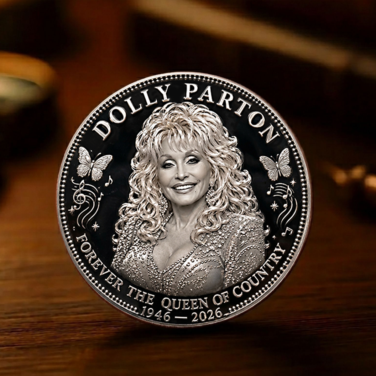 Dolly Parton Memorial Commemorative Coin, I Will Always Love You Legacy Coin, Country Music Tribute 686124