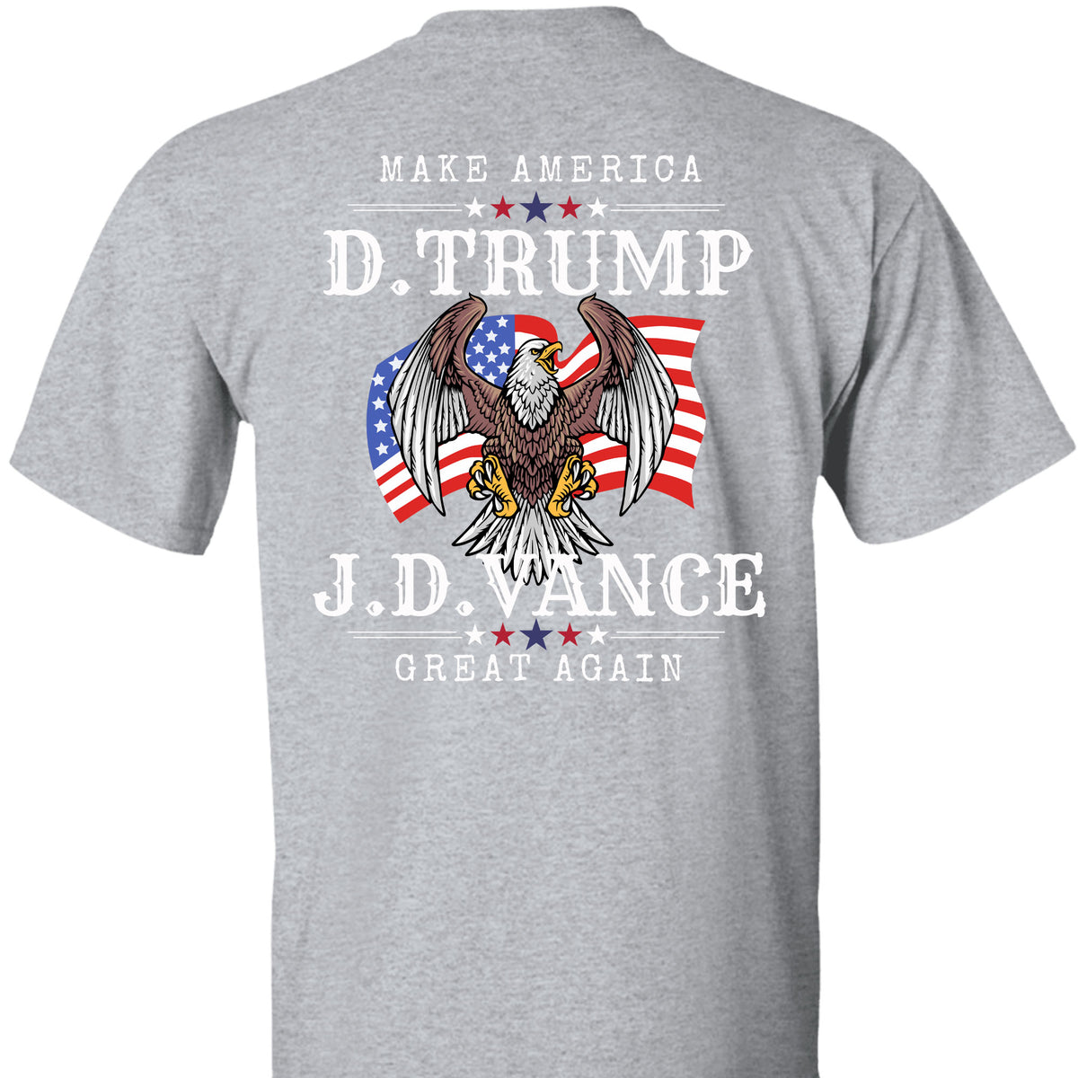 Trump Vance Make America Great Again Shirt | JD Vance Shirt | Election 2024 Shirt | Trump Supporters Backside Shirt Dark T1390 - GOP