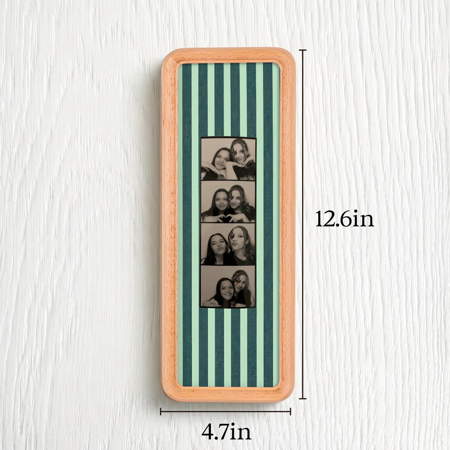 Custom Bestie Photo Fabric Mat Frame, Personalized Best Friend Photobooth Strip Frame, Anniversary Gift For Bestie 685600 WFD