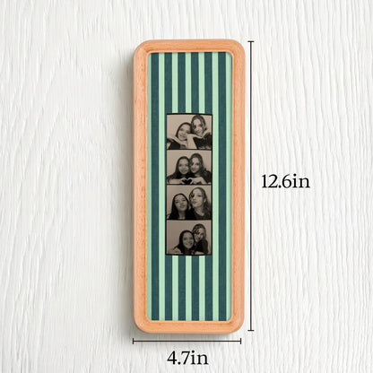 Custom Bestie Photo Fabric Mat Frame, Personalized Best Friend Photobooth Strip Frame, Anniversary Gift For Bestie 685600 WFD