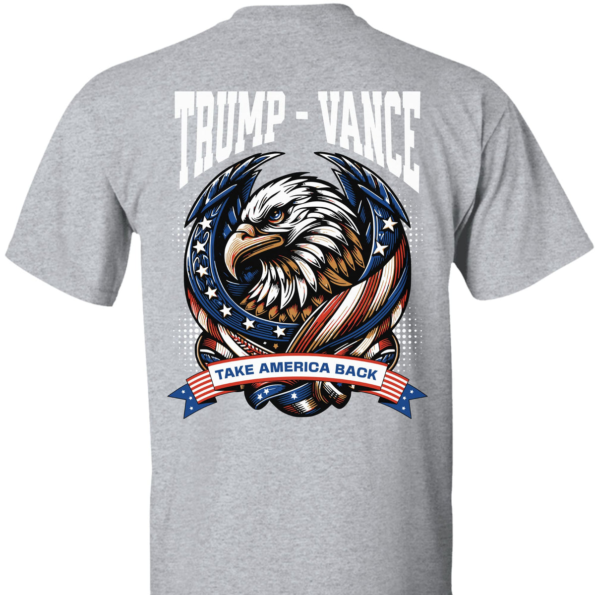 Take America Back | Trump Vance 2024 Shirt | Trump Supporters Backside Shirt Dark T1228 - GOP