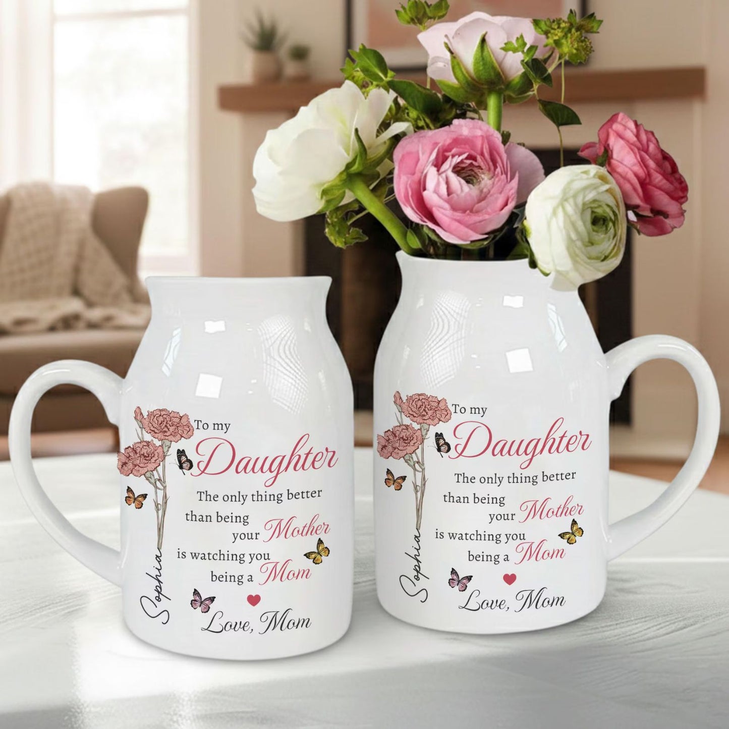 The Only Thing Better Than Being Your Mother Vase | Personalized Ceramic Vase | Daughter Flower Vase | Gift For Daughter 684727