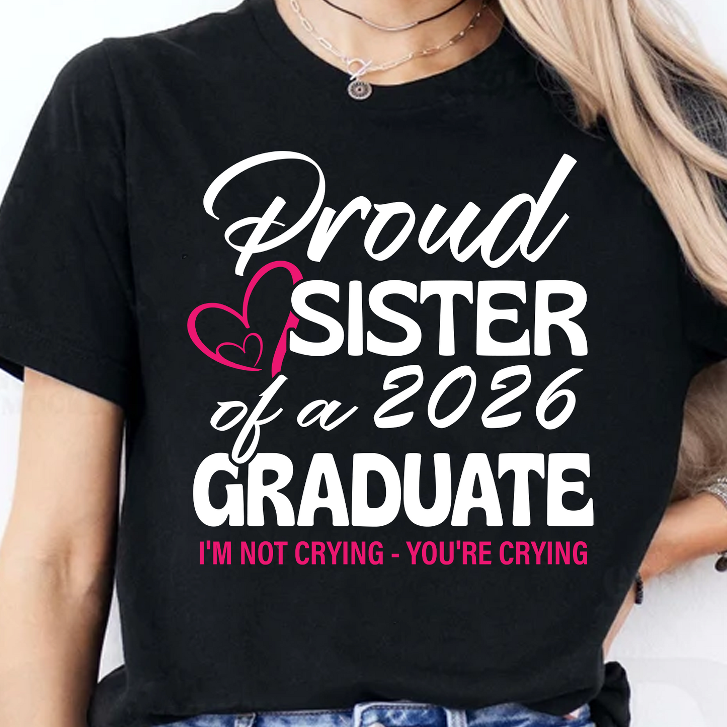 Proud Family Senior 2026 Personalized Custom Graduation Shirt T506V1