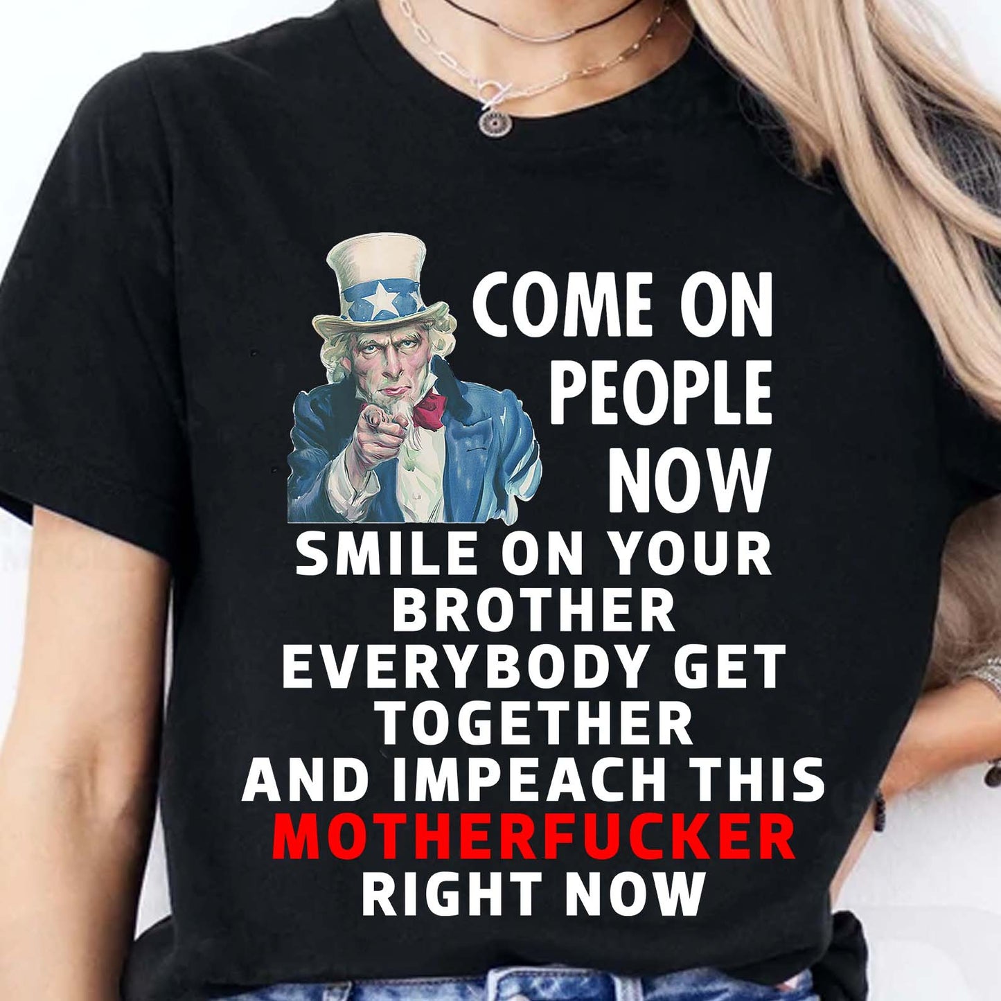 Impeach Trump Now Shirt - 8647 Anti Trump Shirt, FDT Political Dark Shirt For Democrats And Anti MAGA Activists 682211