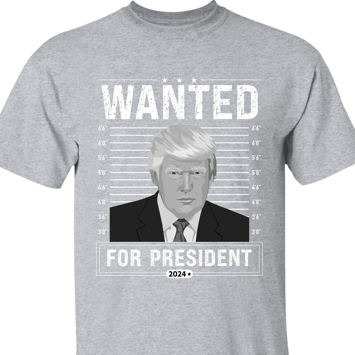 Wanted For President Shirt | Donald Trump Homage Shirt | Donald Trump Fan Tees C902 - GOP