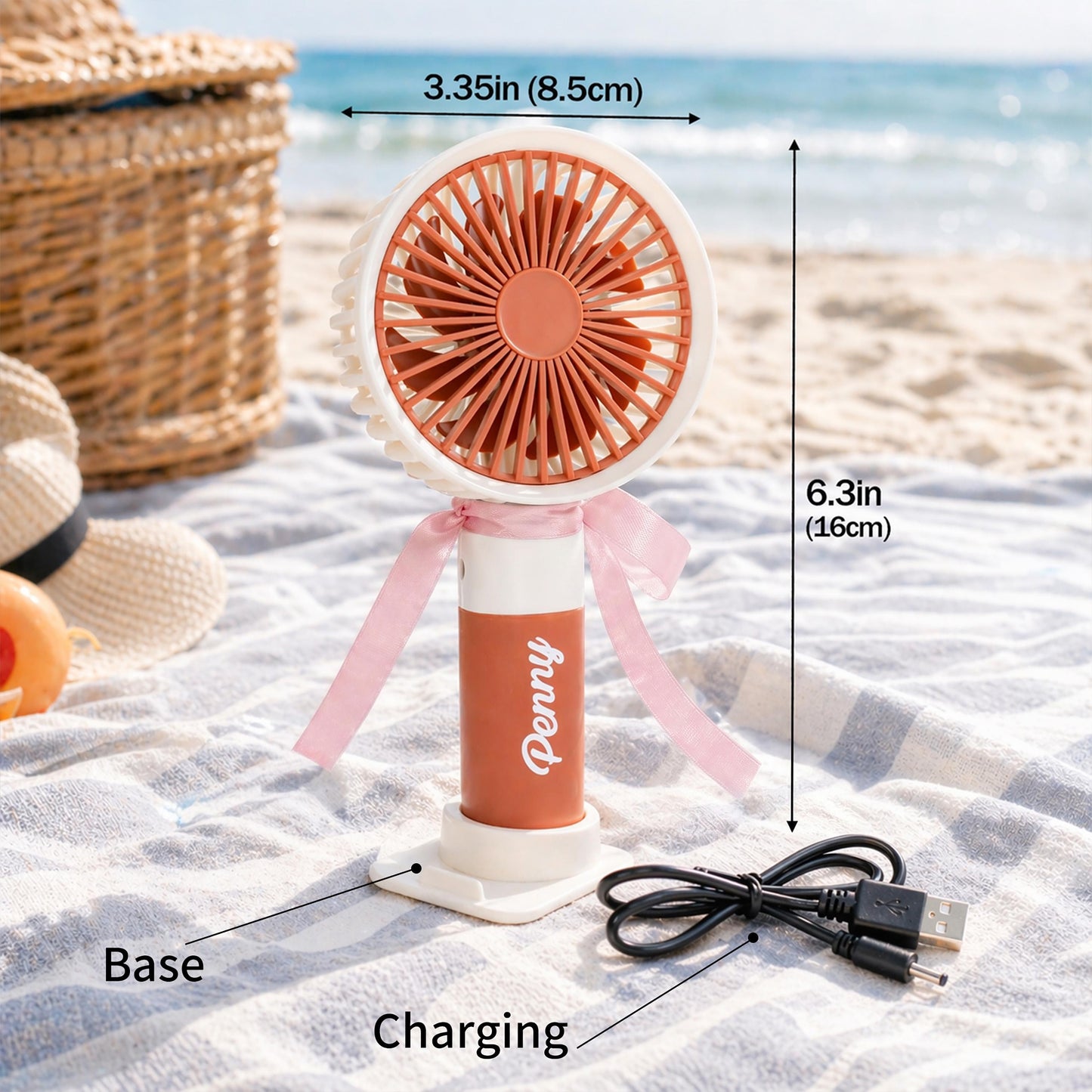 Custom Name Handheld Fan, Personalized Fan For Summer, Portable Cooling Gift 685507 WFD