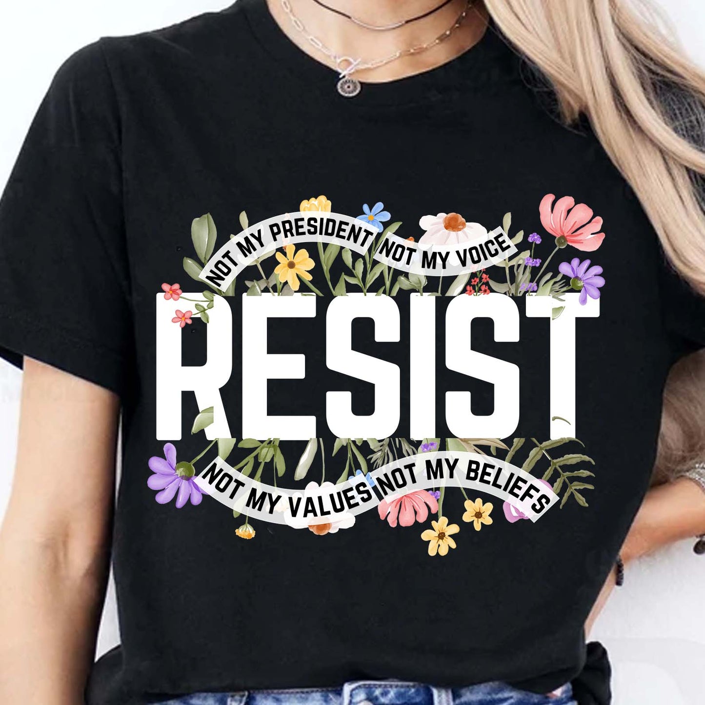 Resist Shirt - Empowered Women Against Trump Shirt, 8647 Anti Trump Dark Shirt, Equality Tee For Strong Liberal Women 682219