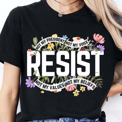 Resist Shirt - Empowered Women Against Trump Shirt, 8647 Anti Trump Dark Shirt, Equality Tee For Strong Liberal Women 682219