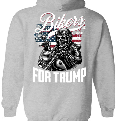 Bikers For Trump Shirt | Trump 2024 Shirt | Trump Supporter Backside Shirt Dark C1581 - GOP