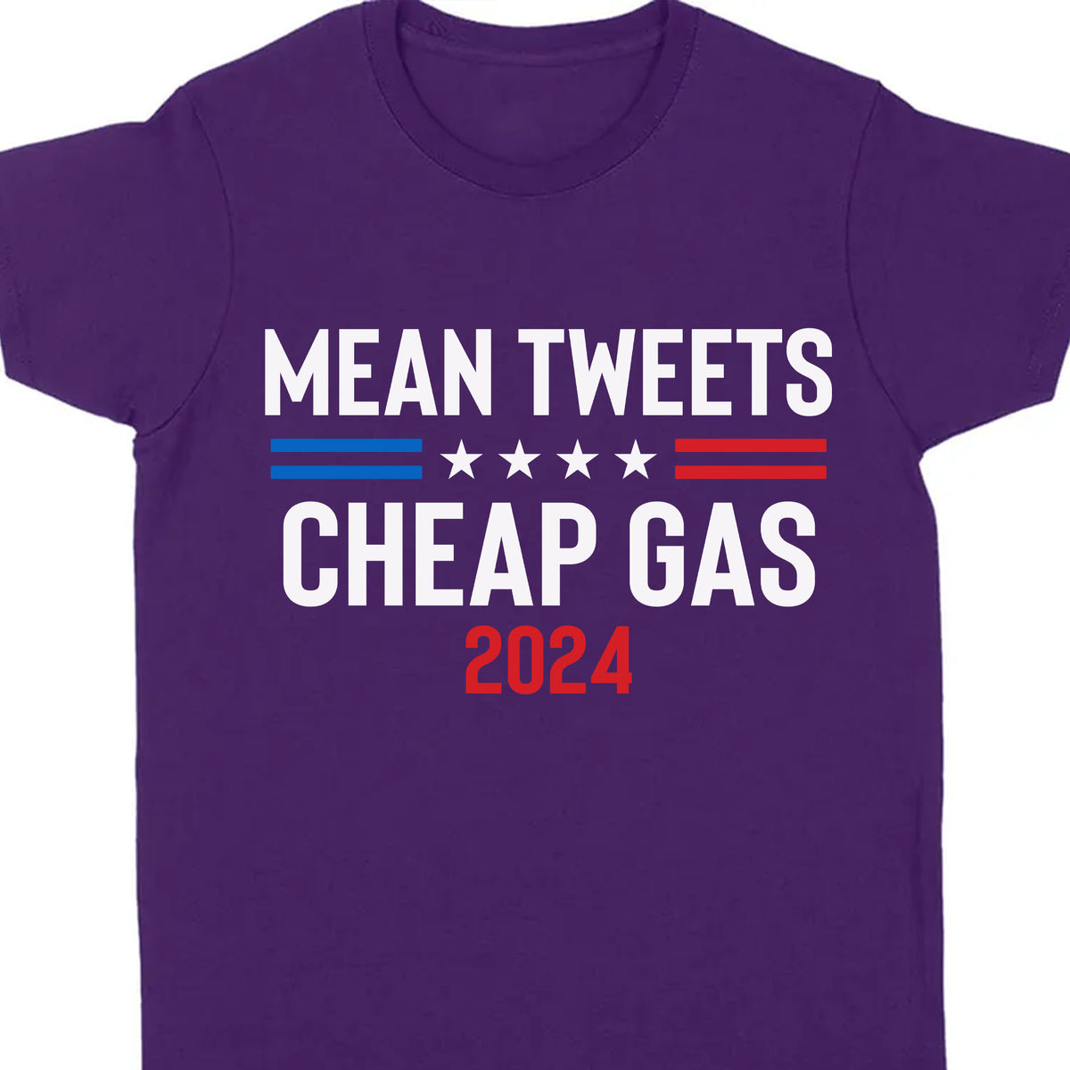 Mean Tweets Cheap Gas 2024 Unisex Shirt | Trump 2024 Shirt | Republican Shirt | Trump Supporters Shirt Dark C1091 - GOP