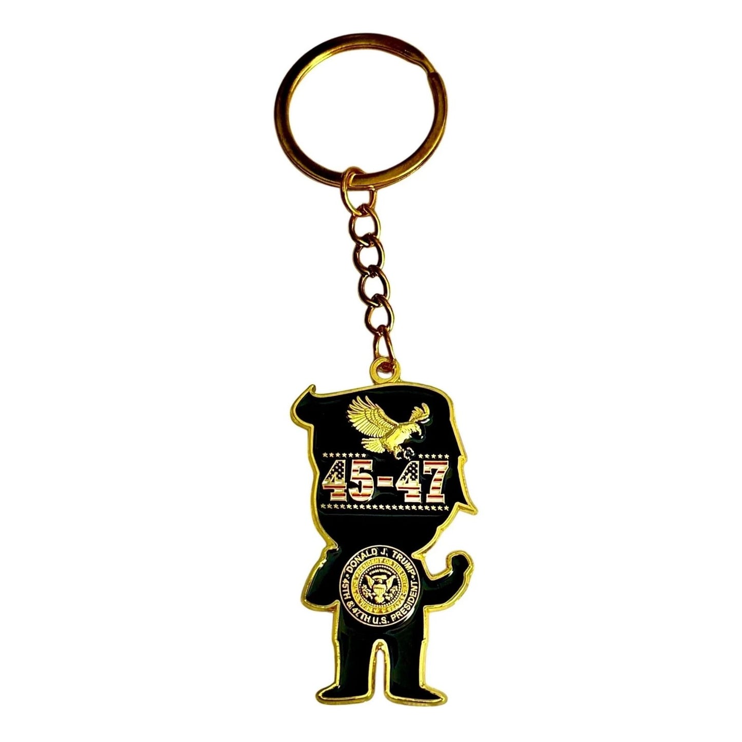 Dancing President Trump Keychain, Limited Edition Political Gift, 45-47 US President 684166 - GOP