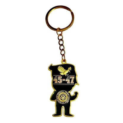 Dancing President Trump Keychain, Limited Edition Political Gift, 45-47 US President 684166 - GOP
