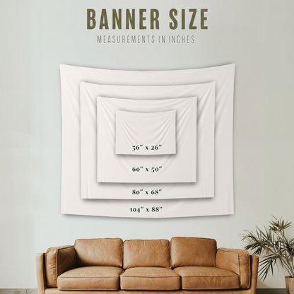 Personalized Happy Birthday Banner | Custom Name Birthday Party Decor Sheet 685553
