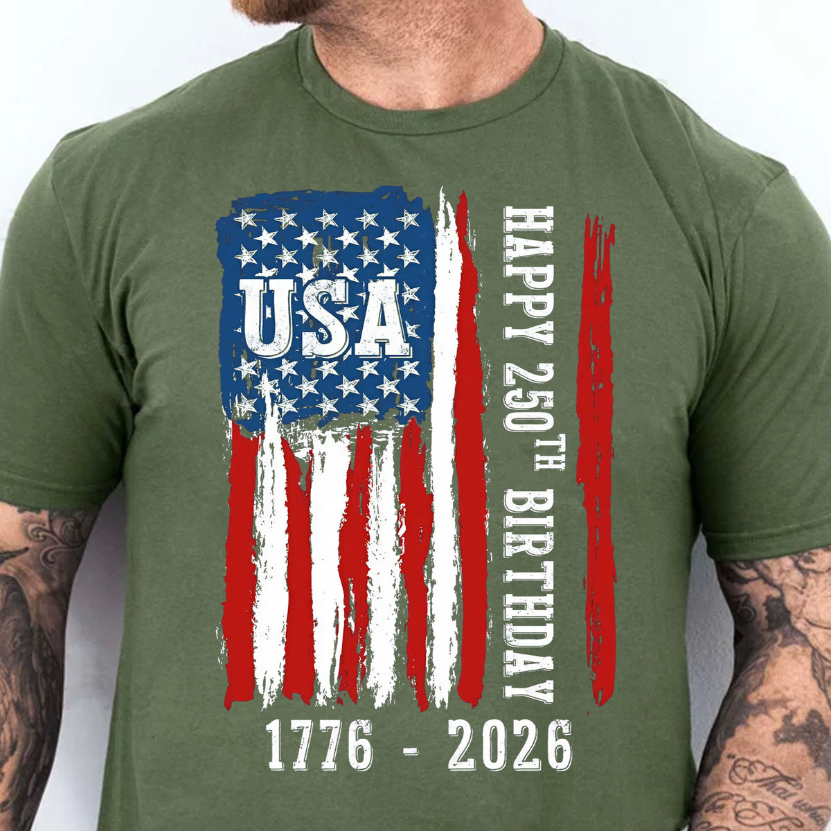 Happy 250 Years Birthday USA Shirt | Patriotic 4th of July 1776–2026 T-Shirt | America 250th Anniversary | Independence Day Shirt 682483