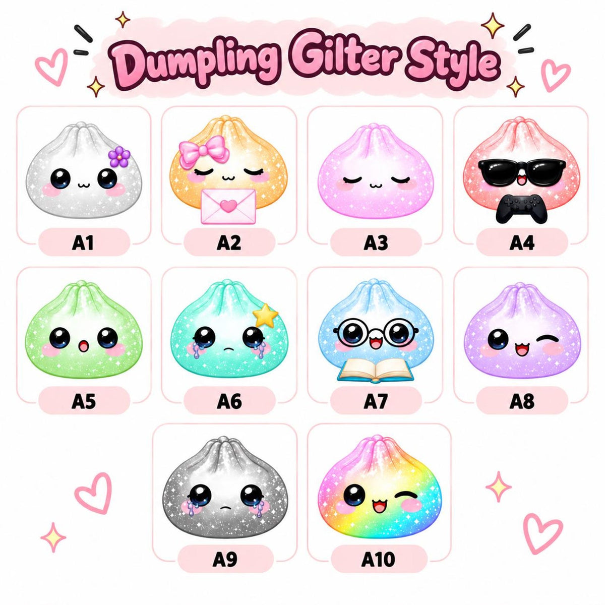 Personalized Cute Dumpling Squishy Hunter Ceramic Ornament, Custom Name Funny Kids Ornament, Christmas Keepsake Gift 686291 WFD