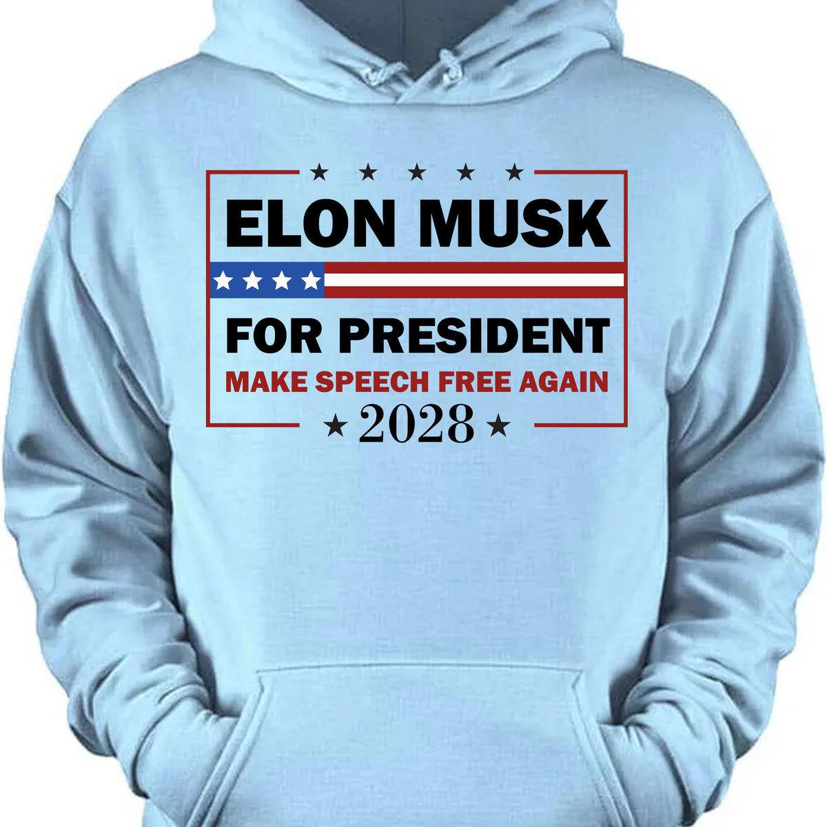 Elon Musk For President Shirt | New Anti Trump Anti MAGA Anti Democrat Shirt | Political Funny Satire USA T-Shirt for New Thinkers 682585