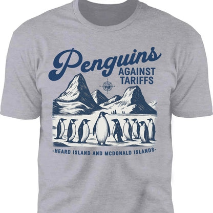 Penguins Against Tariffs Shirt – Funny 8647 Anti Trump Shirt, Resist Penguins Tariff Protest Bright T-Shirt, Anti MAGA Political Tee 682193