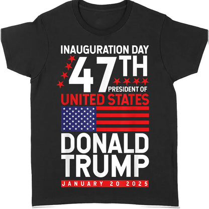 Trump 47th President Of United State, Trump Won Shirt Dark M1717 - GOP