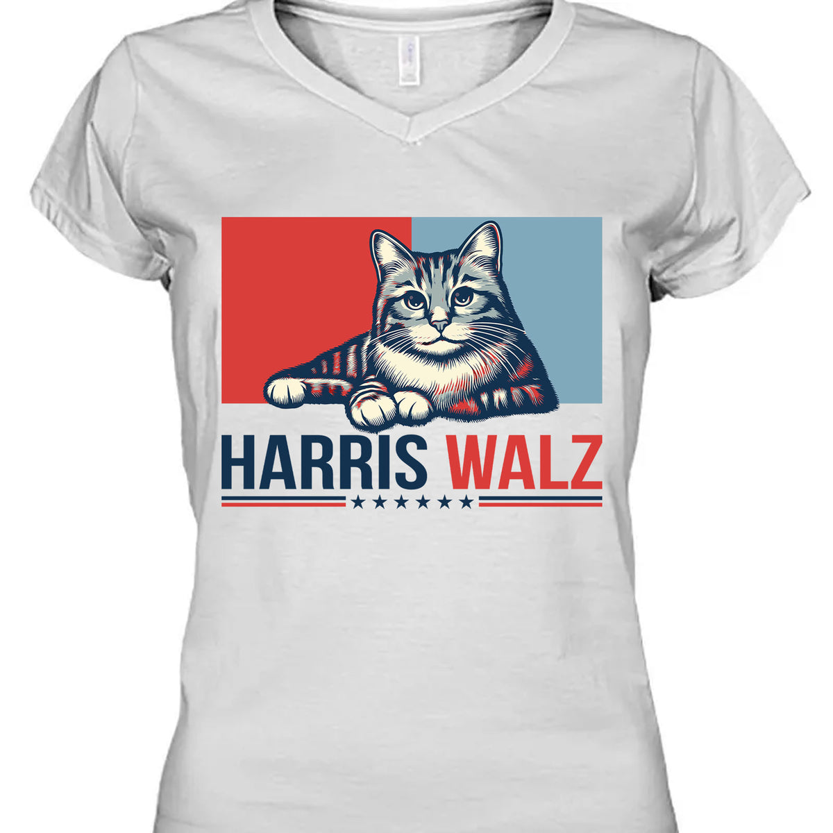 Harris Walz 2024 Cat Obviously Shirt | Kamala Harris 2024 Shirt | Democrat Shirt Bright C1420 - KH2