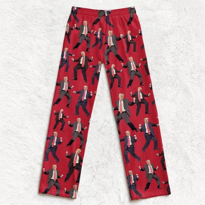 Dancing Trump Pajama Set - Funny Novelty Political Christmas Sleepwear Gift 686450 WFD