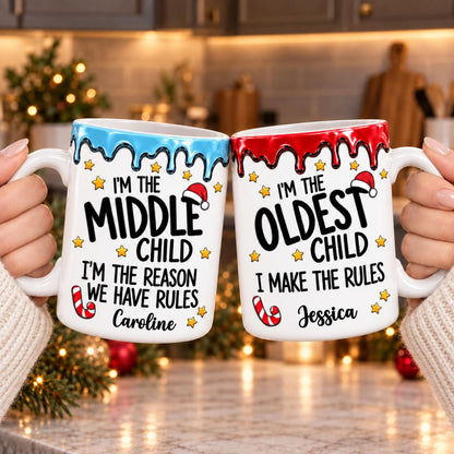 Personalized Family Matching Christmas Mug, Sibling & Parent Holiday Coffee Cup 686772 WFD